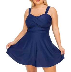 Sommer Mae Tankini fließendes Badekleid mit Shorts Größe 16 - Bild 1 von 8