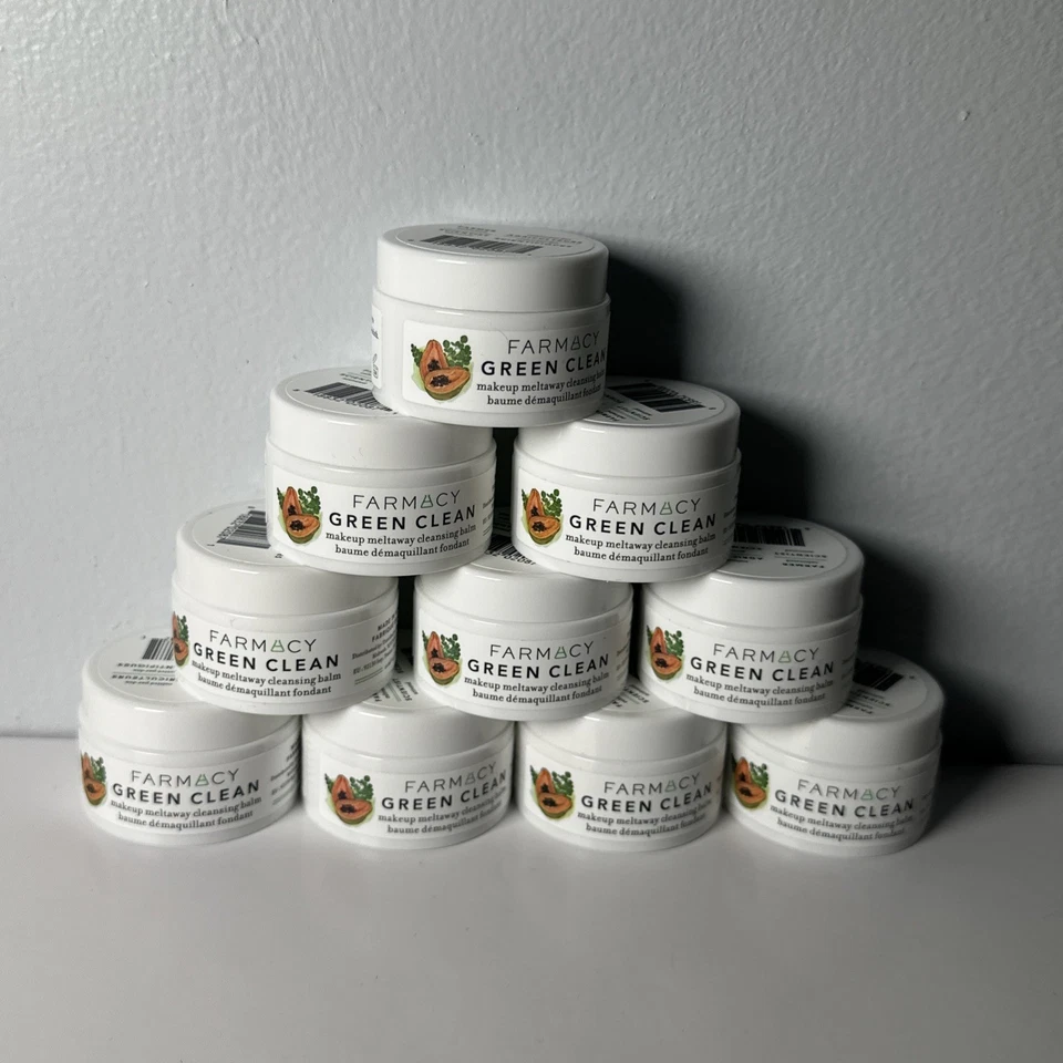 10, Bálsamo Limpiador Meltaway Maquillaje Limpio Verde Farmacia Tamaño de Viaje 12 ml Cada uno Foto 1 de 1