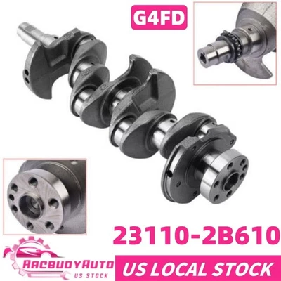 G4FD Crankshaft #23110-2B610 For Hyundai Accent Veloster Kia Rio Soul 1.6L 12-19 Foto 1 de 4