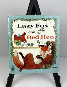 LAZY FOX and RED HEN Vintage Children's Whitman Tell-A-Tale Book - Picture 1 of 3