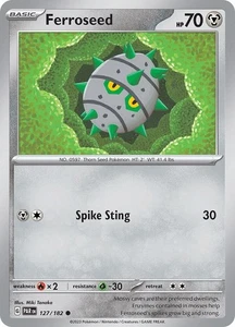 Pokémon Karte Ferroseed 127/182 | Paradox Rift | Common Non Holo | NM - Bild 1 von 1