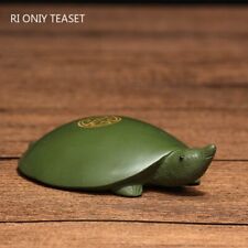 Creativity Tortoise Sculpture Ornaments Chinese Yixing Purple Clay Tea Pet