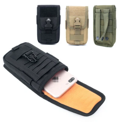 Universal Tactical Molle Phone Pouch Belt Waist Fanny Pack Bag Military Pocket - Image 1 of 4