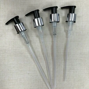 Bulk Lotion 24/410 Bottle Pump Head Replacement Push CAP Disp Black Silver * LID - Picture 1 of 5