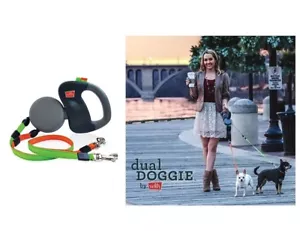 Retractable Dual Leash for Dog - Walk 2 dogs same time Technology - Picture 1 of 12