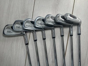 Set Of 7 x Regal Classic Oversize 4-SW Regular Steel Shafts Regal Grips - Picture 1 of 8