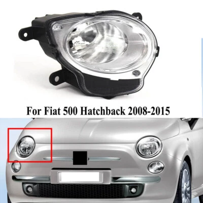 For Fiat 500 Hatchback 2008-2015 Spot Lamp & High Beam Light Right Side Foto 1 de 4