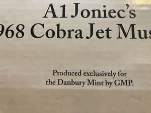 GMP 1/24 DANBURY MINT A1 JONIECS 68 COBRA JET FORD MUSTANG - Picture 1 of 5