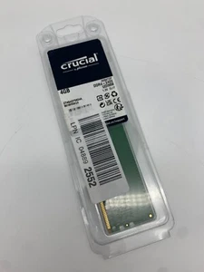 Crucial DDR4 2400 4GB UDIMM 1.2V CL17 RAM Speicher Neu und ungeöffnet - Bild 1 von 3