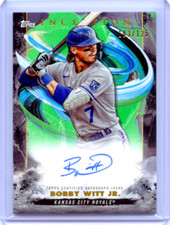 2023 Topps Inception Rookies & Emerging Stars Auto BRES-BW Bobby Witt JR 103/125