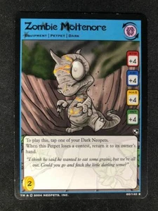 Neopets JCC Zombie Moltenore 60/140 Batalla por Meridell PetPet No Holo Raro - Imagen 1 de 2
