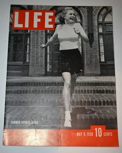 LIFE Magazine May 9, 1938 Seabiscuit, Fascism in Italy, Dizzy Dean, Ginger Roger - Picture 1 of 11