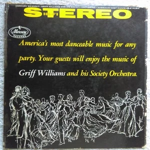 Griff Williams America's Most Danceable Music 33RPM Vinyl Stereo LP 1958 Mercury - Picture 1 of 2