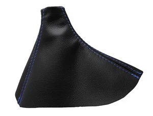 OPEL ASTRA J (2009-2015) Cuffia Leva Cambio 100% Vera Pelle - Cuciture Azzurro - Bild 1 von 1