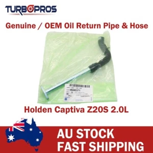 Genuine Turbo Charger Oil Return Pipe & Return Hose For Holden Captiva Z20S 2.0L - Imagen 1 de 6