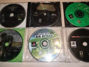 Lot of 6 Ps1 2 Games Scratched Sold As is May Need Resurfacing Tekken 3 Gex ops - Picture 1 of 3