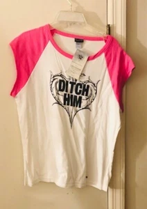 Vintage Ditch Him Ghost Whisper Promotional Shirt Womens Size XL Hanes Very Rare - Picture 1 of 3
