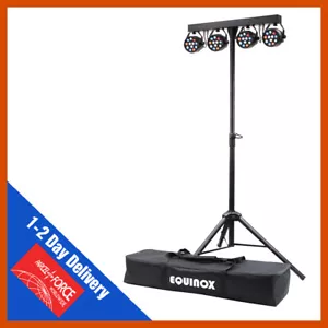 Equinox MicroPar Bar System All-in-One T-Bar LED DMX Par DJ Disco Lighting Kit - Picture 1 of 4