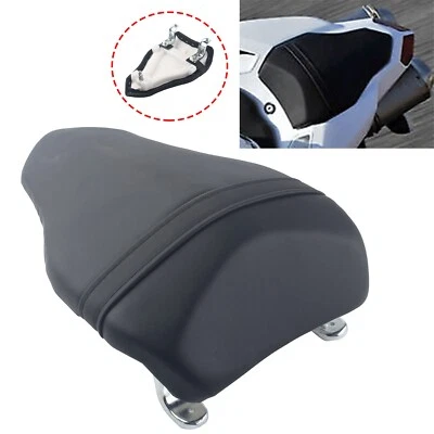 Заднее сиденье мотоцикла пассажирское Pillion черное подходит для Ducati 848 1098 1198 - Изображение 1 из 4