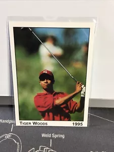 1995 TIGER WOODS F&S Promo Amateur Champion Stanford - Picture 1 of 2