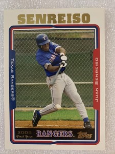 2005 Topps Updates & Highlights Juan Senreiso Texas Rangers #UH305 MLB 