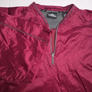 MIZUNO Teamwear Men's 3XL Burgandy Baseball Pullover -1034 - Picture 1 of 9
