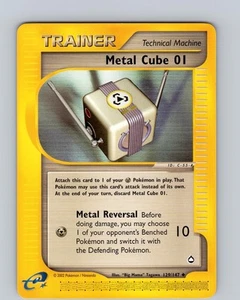Pokemon TCG Metal Cube 01 Aquapolis e-Series Uncommon Card WOTC LP-NM - Picture 1 of 2