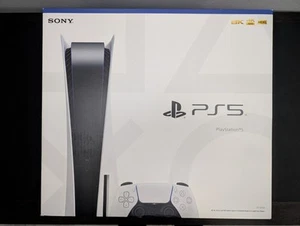 Playstation 5 (Disk Edition) with Accessories and Games - Picture 1 of 15