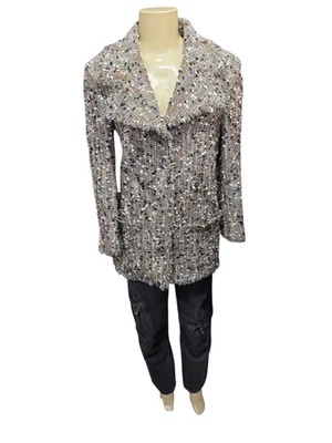 Chaqueta de Tweed Multicolor Giambattista Valli Lana Mujer 42/S Foto 1 de 4