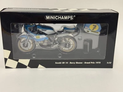1/12 Minichamps Kawasaki XR 14 Barry Sheene from 1975 Moto GP  123760007  ABG141 - Image 1 of 4
