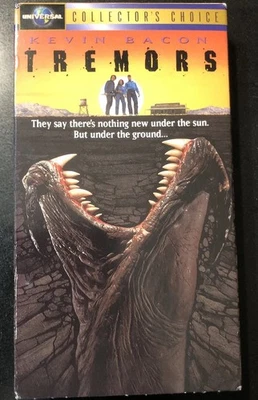 Tremors - Kevin Bacon, Fred Ward, Michael Gross - Horror Movie VHS - 1989 - Image 1 of 4