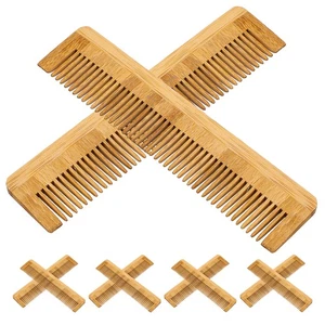 Peine de bambú portátil de 10 piezas peines para el cabello de mujer niña y mujer - Imagen 1 de 12