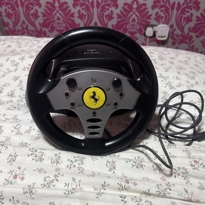 THRUSTMASTER FERRARI CHALLENGE RACING WHEEL PS2 & PS ONE - Image 1 of 4