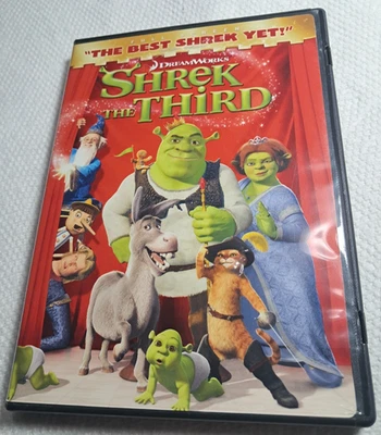 Shrek the Third DVD Dreamworks Fullscreen 2007 Donkey Mike Myers Cameron Diaz - Image 1 of 2