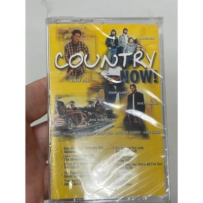SEALED CASSETTE Country Now Compilation Alabama & More Music Artists 1998 - Image 1 of 4