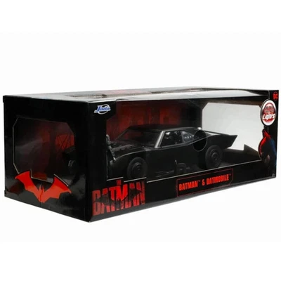 BATMOBILE THE BATMAN BLACK DC COMICS 2022 1/18 - Immagine 1 di 4