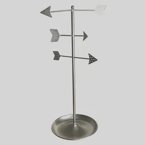 Umbra 3 Tier Silver Tone Arrows Stand Organizer - Picture 1 of 4
