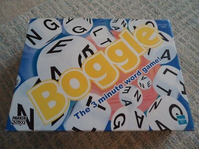 Vintage 2000 Boggle The 3 Minute Word Spelling Game by Parker - COMPLETE- FAMILY - Image 1 of 4
