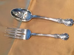 Towle Sterling Silver OLD MASTER Pattern~Two Piece Salad Set ~ No Monogram - Picture 1 of 7
