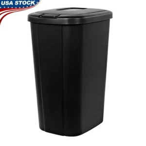Touch Lid Kitchen Trash Can 13 Gallon Plastic Waste Bin Odor Control Slim Design - Picture 1 of 9