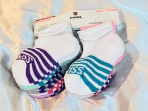 NWT K-SWISS Socks (10 Pairs)- Size 2T-4T TODDLER GIRLS - Picture 1 of 4