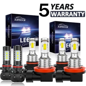 For Toyota Solara 2004-2006 6000K LED Headlights High Low Beam Fog Light Bulbs - Picture 1 of 17