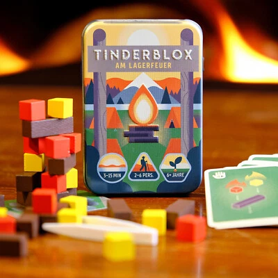Tinderblox – am Lagerfeuer – Geschicklichkeitsspiel (Deutsche Version) - ACG025 - Bild 1 von 4