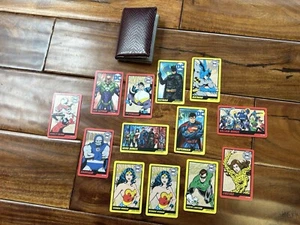 DC Comics Justice League Cards With Case Brown Set of 11 Harley Quinn Batman Etc - Picture 1 of 15