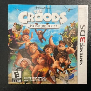 ¡Fiesta Prehistórica Croods! Nintendo 3DS solo manual de instrucciones - Imagen 1 de 2