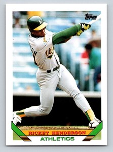 1993 Topps #750 Rickey Henderson
