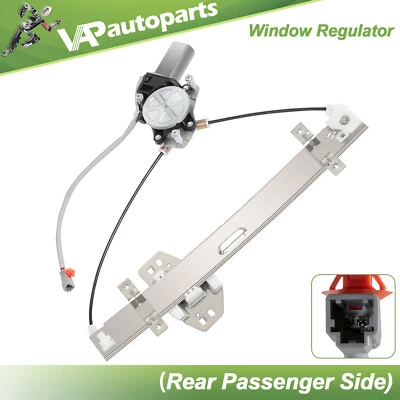 Regulador de ventana eléctrica trasero derecho con motor para Acura MDX 2001-2006 deportivo utilitario Foto 1 de 4