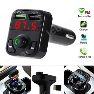 Bluetooth FM Transmitter KFZ Auto Radio MP3 Player Dual USB Ladegerät Adapter - Bild 1 von 23