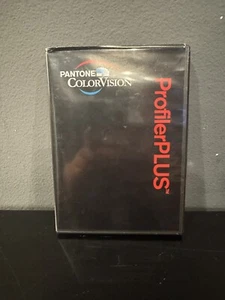 Pantone ColorVision ProfilerPLUS CD-ROM Disc + Case - 2002 Color Vision VTG - Photo 1/3