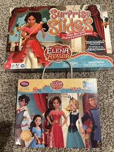 Disney Elena Of Avalor Surprise Slides Board Game / 64 Pc Puzzle Combo - Picture 1 of 2